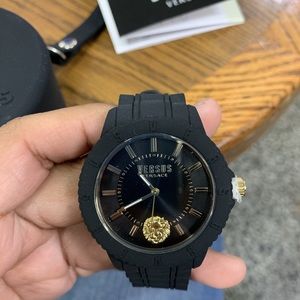 Versus Versace Silicone Strap Watch